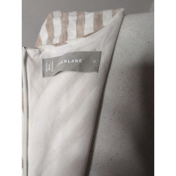 Everlane linen The Bias Cut striped sleeveless dress - Picture 5 of 8